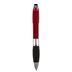 aerial view a metallic red fullerton phone stand stylus mgc pen, image 1 of 3