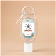 a blue beads with sunshine & sandalwood scent hand sanitizer gel with moisture beads 2 oz travel size