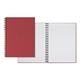 aerial view a bright red castelli wireo tucson grande xl white lined pg journal, image 1 of 2
