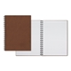 aerial view a brown castelli wireo tucson grande xl white lined pg journal, image 1 of 2