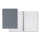 aerial view a gray castelli wireo tucson grande xl white lined pg journal, image 1 of 2
