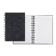 aerial view a black castelli wireo chia medio white lined pg journal, image 1 of 2