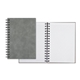 aerial view a light gray castelli wireo chia medio white lined pg journal, image 1 of 2