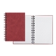 aerial view a red castelli wireo chia medio white lined pg journal, image 1 of 2
