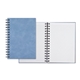 aerial view a sky blue castelli wireo chia medio white lined pg journal, image 1 of 2