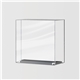 aerial view a clear stackable clear acrylic top award, image 1 of 3