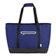 aerial view a royal blue kool pak(r) 32 can cooler tote bag, image 1 of 6