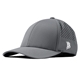 aerial view a gray branded bills bare curved performance cap, image 1 of 2