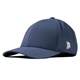 aerial view a navy branded bills bare curved performance cap, image 1 of 2