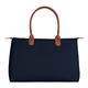 aerial view a navy elegant lauren tote bag, image 1 of 3