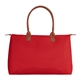 aerial view a red elegant lauren tote bag, image 1 of 3