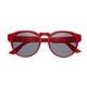 aerial view a red gatsby recycled frame sunglasses, image 1 of 3
