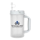 aerial view a group of large 32 oz thermo insulated mug, image 24 of 49