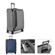 a group of ricardo(r) malibu bay 3.0 softside medium check - in expandable spinner