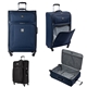 a group of skyway(r) epic softside large check - in spinner