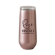 aerial view a rose gold vinglace(r) 6 oz champagne flute, image 1 of 2