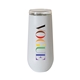 a white vinglace(r) 6 oz champagne flute, full color digital
