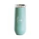 a sea glass vinglace(r) 6 oz champagne flute, laser, standard
