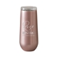 aerial view a rose gold vinglace(r) 6 oz champagne flute, laser, premium, image 1 of 2