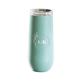 a sea glass vinglace(r) 6 oz champagne flute, laser, premium