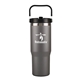 a matte silver 30 oz juneau stainless steel tumbler