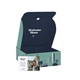 aerial view a group of 10 x 10 x 4 custom white corrugate gift box and 4 x 6 card, image 12 of 19