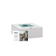 aerial view a group of 10 x 10 x 4 custom white corrugate gift box and 4 x 6 card, image 14 of 19