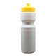 a white bottle & yellow cap super value 28 oz bike bottle