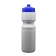 a white bottle & blue cap super value 28 oz bike bottle