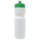 a white bottle & green cap super value 28 oz bike bottle
