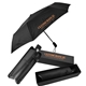aerial view a black 42 arc luxe gift umbrella, image 1 of 5
