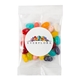 aerial view a custom custom promotional 1oz. goody bag with jelly belly, image 1 of 3