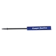 aerial view a metallic blue pocket screwdriver - 2.5mm tech blade / button top, image 1 of 2