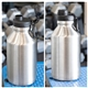 a group of 64 oz bubba growler - stainless
