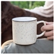 a group of 12 oz cambria ceramic mug - ivory