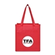 aerial view a red arlo rpet deluxe shopper, image 1 of 4