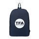 aerial view a navy arlo rpet backpack, image 1 of 3