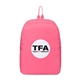 aerial view a pink arlo rpet backpack, image 1 of 3