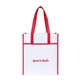 aerial view a red harlow laminated recycled shopper, image 1 of 5