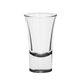 aerial view a black bottoms up 2 oz lord shooter etched shot glass, image 2 of 2