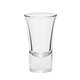 aerial view a clear bottoms up 2 oz lord shooter etched shot glass, image 2 of 2