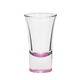 aerial view a pink bottoms up 2 oz lord shooter etched shot glass, image 2 of 2