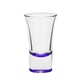 aerial view a purple bottoms up 2 oz lord shooter etched shot glass, image 2 of 2