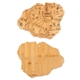 aerial view a kauai u.s. destination bamboo cutting and serving boards, image 2 of 2
