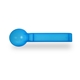 a trans aqua top - thiis deep - dip non - slip ice cream scooper