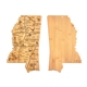 aerial view a mississippi u.s. destination bamboo cutting and serving boards, image 2 of 2
