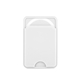 aerial view a white magsafe silicone phone wallet, image 1 of 7