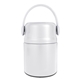aerial view a white easton 22 oz vacuum - insulated thermos food jar, image 1 of 7