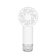aerial view a white breezecool rechargeable mist fan, image 1 of 5
