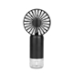 aerial view a black breezecool rechargeable mist fan, image 1 of 5